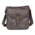 Leather shoulder bag, 'Espresso Freedom' - Artisan Crafted Dark Brown Leather Shoulder Bag