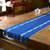 Camino de mesa de algodón - Camino de mesa de algodón azul clásico tejido artesanalmente