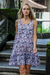 Sleeveless rayon dress, 'Pretty in Paisley' - Handmade Sleeveless Rayon Dress with Paisley Pattern