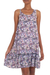 Beliebtes Rayonkleid - Handgefertigtes ärmelloses Rayon-Kleid mit Paisley-Muster