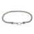 Sterling silver chain bracelet, 'New Borobudur' (6.75 inch) - Sterling Silver Byzantine Link Bracelet (6.75 Inch)