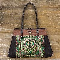 Cotton shoulder bag,