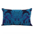 Applique cushion covers, 'Sapphire Grandeur' (pair) - Two Blue and Turquoise Embroidered Applique Cushion Covers (image 2b) thumbail
