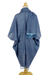 Cotton jacket and scarf set, 'Blue Mystique' - 100% Cotton Blue Jacket and Scarf Set from Thailand (image 2g) thumbail