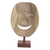 Wood mask, 'Gleeful Smile' - Balinese Handcrafted Hibiscus Wood Mask Butterfly Motif (image 2d) thumbail