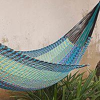 Cotton rope hammock,
