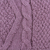 100% alpaca hat, 'Dusty Lilac Braid' - Knitted Unisex Watch Cap Dusty Lilac 100% Alpaca from Peru (image 2e) thumbail