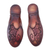 Zapatos jutti piel - Zapatos Jutti de cuero floral en cobre de la India
