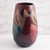 Ceramic vase, 'Highland Women' - Handmade Cuzco Ceramic Vase