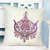 Wool cushion cover, 'Paisley Grandeur' - Cushion Cover Handcrafted in India Embroidered with Paisley