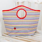 Cotton tote handbag, 'Monterrico Afternoon' - Cotton tote handbag