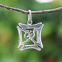 Sterling silver pendant,
