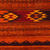 Alfombra de lana zapoteca, 'Meteoros mexicanos' (2x3.5) - Alfombra de lana geométrica mexicana artesanal (2x3.5)