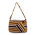 Cotton shoulder bag, 'Fertile Earth' - Guatemalan Brown Backstrap Loom Woven Cotton Shoulder Bag
