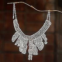 Sterling silver plated choker,