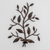 Wrought iron candleholder, 'Ceiba' - Leaf Wrought Iron Candleholder Wall Sconce