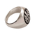 Sterling silver signet ring, 'Beringin Magic' - Handcrafted Sterling Silver Signet Ring with Tree Motif