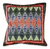 Cotton cushion cover, 'Geometric Design in Jungle' (16 inch) - African Geometric Block Print Cushion Cover (16 inch)