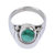 Malachite cocktail ring, 'One Desire' - Sterling Silver Malachite Cocktail Ring (image 2c) thumbail