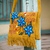 Wool shoulder bag, 'Bluebells' - Embroidered Wool Shoulder Bag from Peru