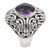 Amethyst cocktail ring, 'Purple Glitz' - Amethyst and Sterling Silver Cocktail ring from Indonesia (image 2e) thumbail
