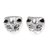 Sterling silver stud earrings, 'Pensive Cats' - Sterling Silver Cat Stud Earrings from Thailand thumbail