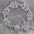 Sterling silver link bracelet, 'Versailles' - Artisan Crafted Sterling Silver Bracelet Chainmail Jewelry