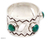 Men's chrysocolla ring, 'Machu Picchu' - Men's Sterling Silver Chrysocolla Band Ring