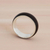 Men's jacaranda wood ring, 'Love of Nature' - Men's Wood and Sterling Silver Band Ring (image 2c) thumbail