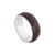 Men's jacaranda wood ring, 'Love of Nature' - Men's Wood and Sterling Silver Band Ring (image 2e) thumbail