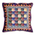 Cotton cushion cover, 'Elephants in Dusk' (21 inch) - Cotton Cushion Cover from Zimbabwe (21 Inch)