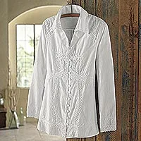 Featured review for Cotton blouse, Lily of the Incas