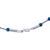 Azure-malachite beaded necklace, 'Andean Planet' - Andes Handcrafted Azure-Malachite Long Necklace