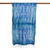 Tie-dyed silk scarf, 'Lovely Magic in Blue' - Handwoven Tie-Dyed Silk Scarf in Blue from Thailand (image 2d) thumbail