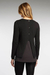 Organic cotton tunic, 'Black Mix' - Black Layered Jersey Tunic Knitted of 100% Organic Cotton