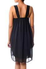 Silk dress, 'Delhi Sophisticate' - Silk dress