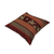 Cushion covers, 'Regal Lanna in Cherry' (pair) - Two Woven Cushion Covers with Elephants in Cherry