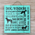 Wood sign, 'Dog Wisdom' - Hand Made Inspirational Wood Sign Dogs from Indonesia