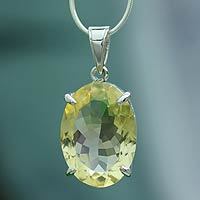 Citrine necklace,