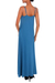Jersey maxi dress, 'Cool Ocean Blue' - Jersey maxi dress (image 2b) thumbail