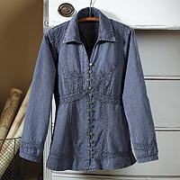 Featured review for Chambray blouse, Lily of The Incas