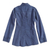 Chambray blouse, 'Lily of The Incas' - Lily of The Incas Button-Front Chambray Blue Blouse (image 2e) thumbail