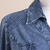 Chambray blouse, 'Lily of The Incas' - Lily of The Incas Button-Front Chambray Blue Blouse (image 2g) thumbail