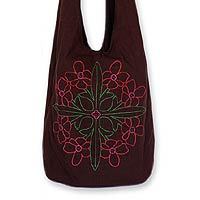 Cotton sling tote,