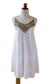 Beaded dress, 'Scintillating in White' - Beaded Dress from Indonesia