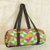 Cotton kente shoulder bag, 'Ashanti Labyrinth' - Cotton kente shoulder bag