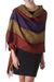 100% alpaca shawl, 'Dahlias of Tarma' - 100% alpaca shawl thumbail