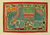 Madhubani painting, 'Mighty Elephant' - Indian Madhubani Folk Art Painting