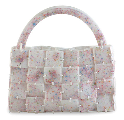 Handbag, 'White Confetti' - Handbag