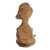Wood statuette, 'Thirsty Baby' - Wood statuette (image 2e) thumbail